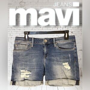 Mavi🐬Distressed Denim Shorts